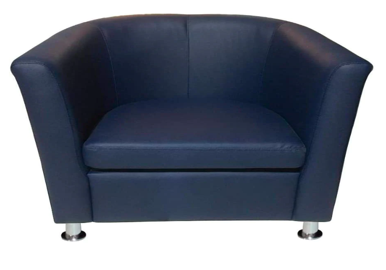 Jilphar Furniture U Shaped Single Sofa 70x90x100 Blue - Image 1
