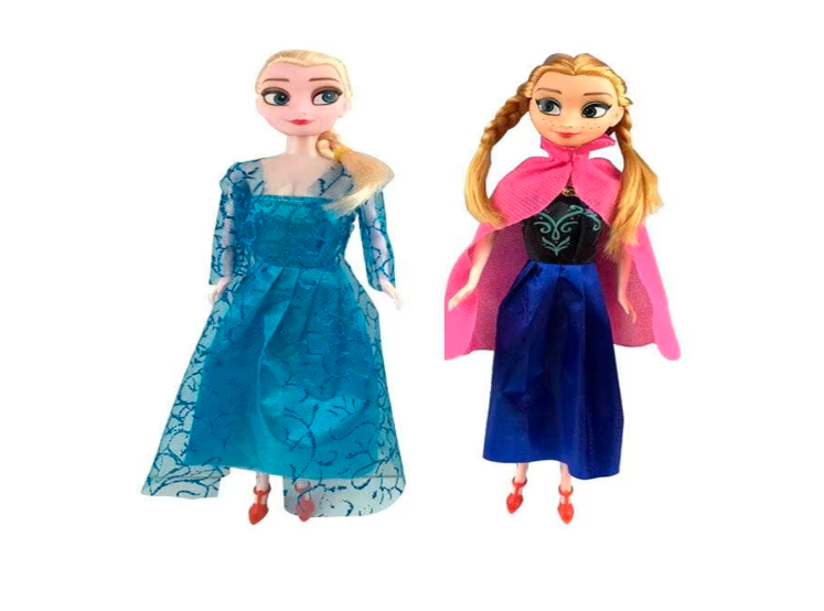 Frozen Anna and Elsa Princess Barbie Doll Set China Mart