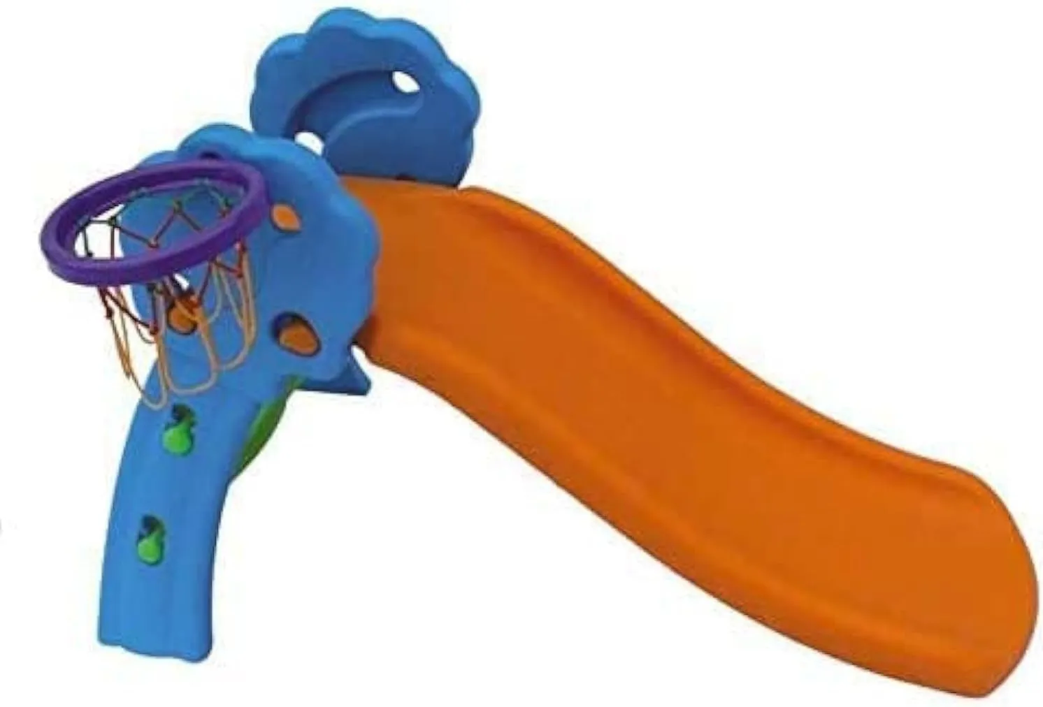 Children Folding Slide with Basketball Hoop