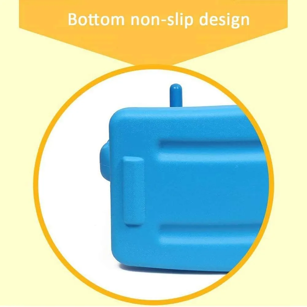 Rainbow Toys Cute Plastic Baby Rocking Horse Kids Ride on Toy Indoor Outdoor Rocking Chair Toy Children Traditional Toy for Nursery & Playroom, Birthday Gift for Boy Girl Child (Yellow)