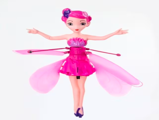 Flying Fairy Princess Doll Flying Fairy Doll for Girl Dancers Flying Doll Play Game Rc Flying Toy