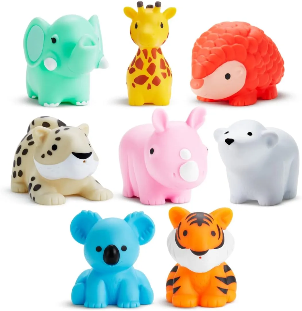 Munchkin Wild Bath Squirts , bath toy, bath activity fun, colorful toy to keep kids engaged, infant/baby/toddler/kids, 9 Months and above
