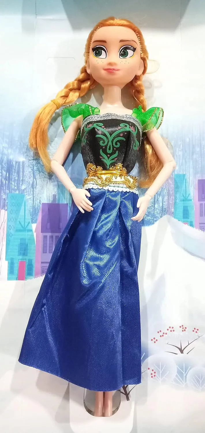 Fortune Pearl Frozen Princess Doll Combo of Elsa Anna Frozen Doll Sets for Girls (11 Inch)