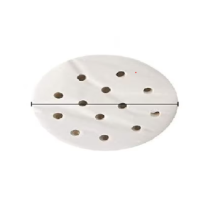 ARTC Hamburger Press Machine 400pcs Oil Absorbing Paper Suitable for ARTC HF-100 and HF-130 Burger Press Paper Steamer Paper (130mm)