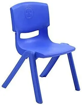 N?A XFUN DURABLE AND WONDERFUL PLASTIC CHAIR, PLASTIC STACKING CHAIR FOR KIDS 28CM (BLUE)