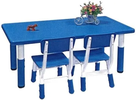 GALBALGAMAR RECTANGLE ADJUSTABLE KIDS TABLES KIDDIES DESK (120 * 60 * 50-60 CM)