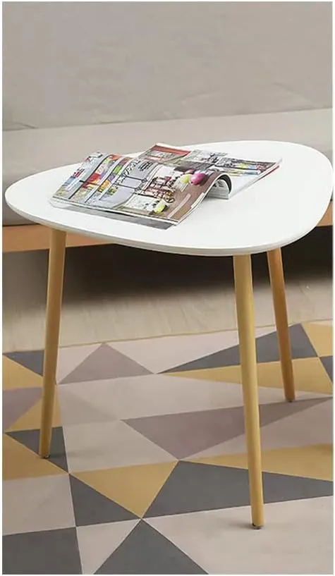 Modern Triangle Coffee Table Side Table For Living Room