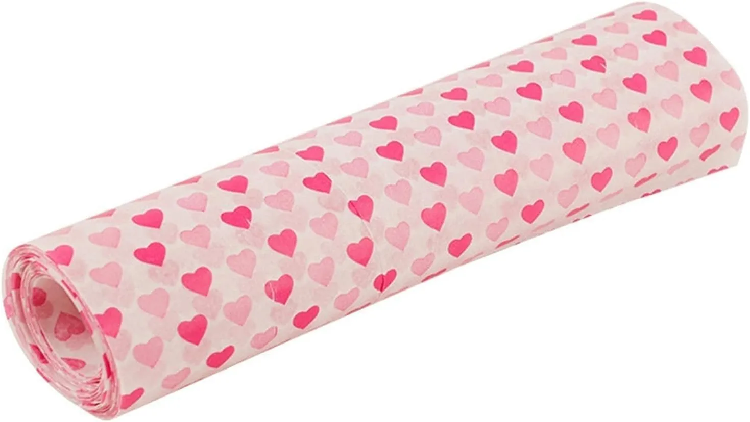 McMola 50 PCS Food Grade Wrap Paper, Heart Greaseproof Paper Waterproof Wax Paper Sheets Food Wrapping Liners Food Basket Paper Food Wrapping Tissue Sandwich Wrappers for Sweets Cakes Cheese Baking