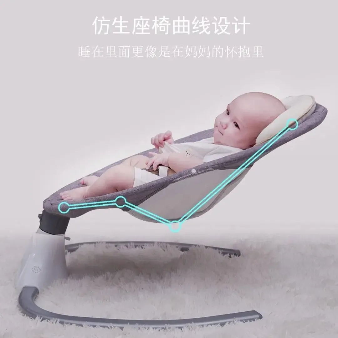 Neo Classic Automatic Electric Music Swing Rocking chair Bassinet Bed Portable Baby Crib Cradle Cot