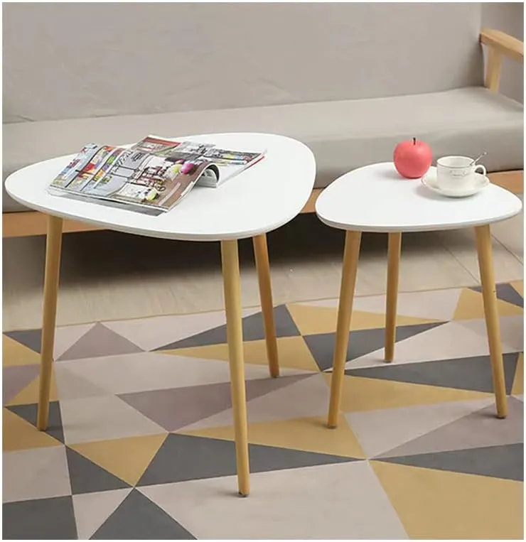Modern Triangle Coffee Table Side Table For Living Room