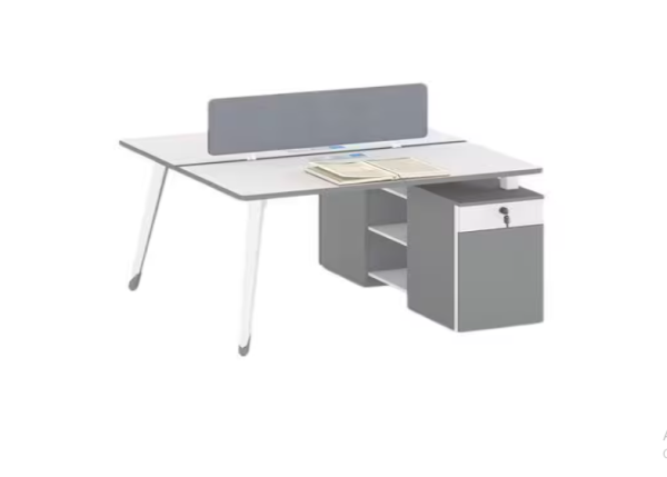Neo Front Workstation Desk Face to Face Office table MDF Computer table with Side Drawer, 1.2m