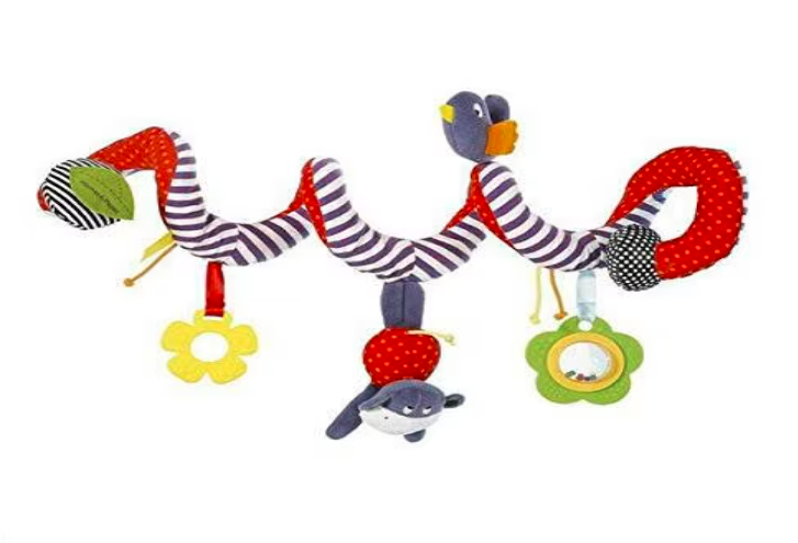 Baby Spiral Activity Stroller Car Seat Cot Babyplay Travel Toy - Image 2