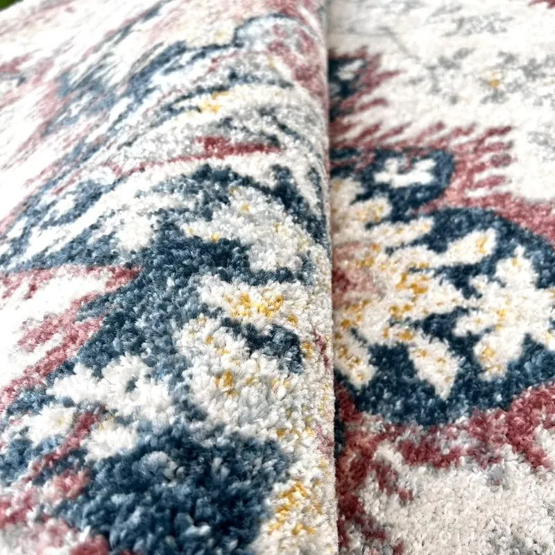 Rugs & Carpets Living Room/Bed room/Dining Room - Super soft Durable and Stain Resistant (Runner 80 x 150 cm (2.6 x 4.9 ft) - Oriental Pink