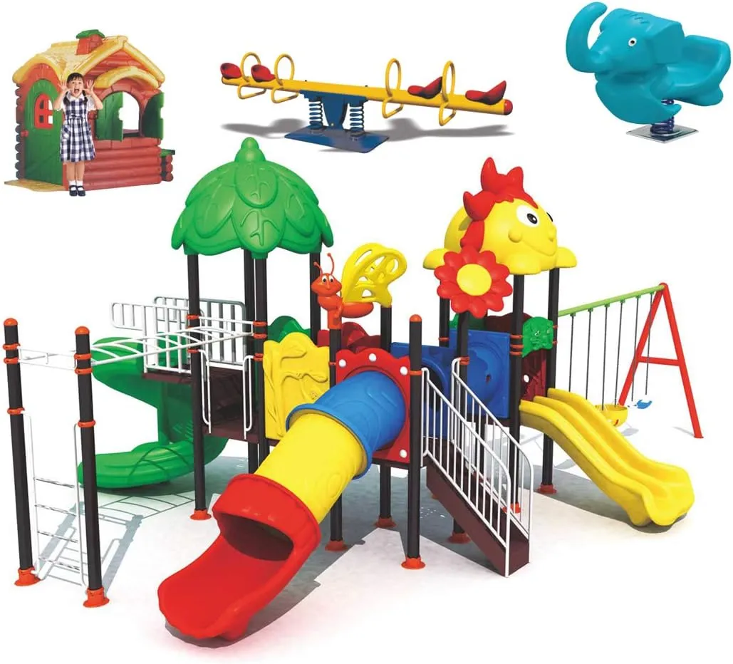 Dynamic 915x880x430 cm Playset Adventure.RBW TOYS Multi Type of Outdoor Games, Adventure Activity For Kids. Play-Ground Toys Area Size 880x630x360cm. MODEL.- 12028.