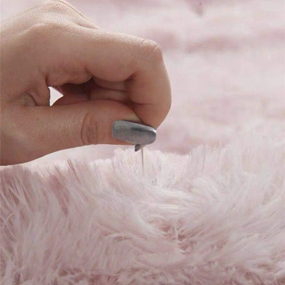 Aomerrt Anti-slip Floor Water Absorption Tie Dyeing Plush Soft Carpets for Living Room, Coffee, 100x200cm