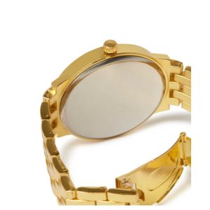 Geneva Women's Water Resistant Stainless Steel Analog Watch AWNTG-01-W0011-37 mm - Gold - Image 3