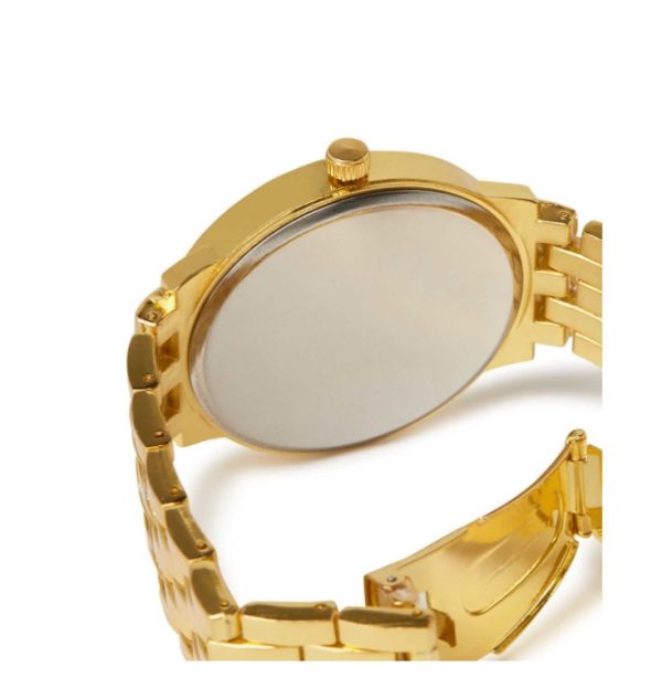 Geneva Women's Water Resistant Stainless Steel Analog Watch AWNTG-01-W0011-37 mm - Gold