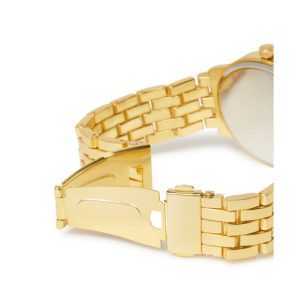 Geneva Women's Water Resistant Stainless Steel Analog Watch AWNTG-01-W0011-37 mm - Gold - Image 2