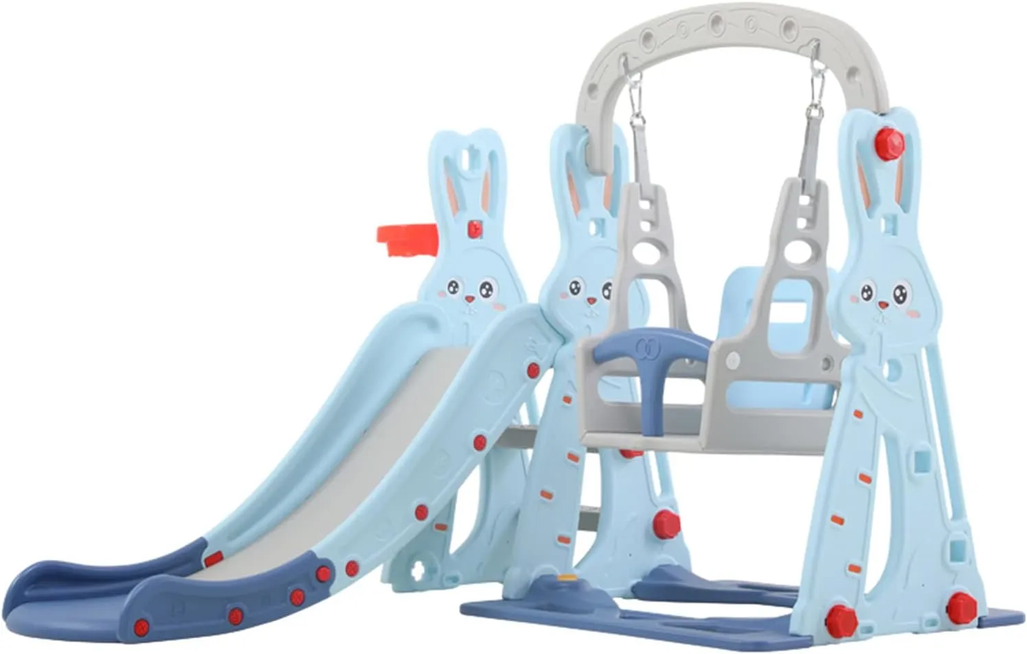 indoor & outdoor fun! treehouse slide & castle playhouse for kids