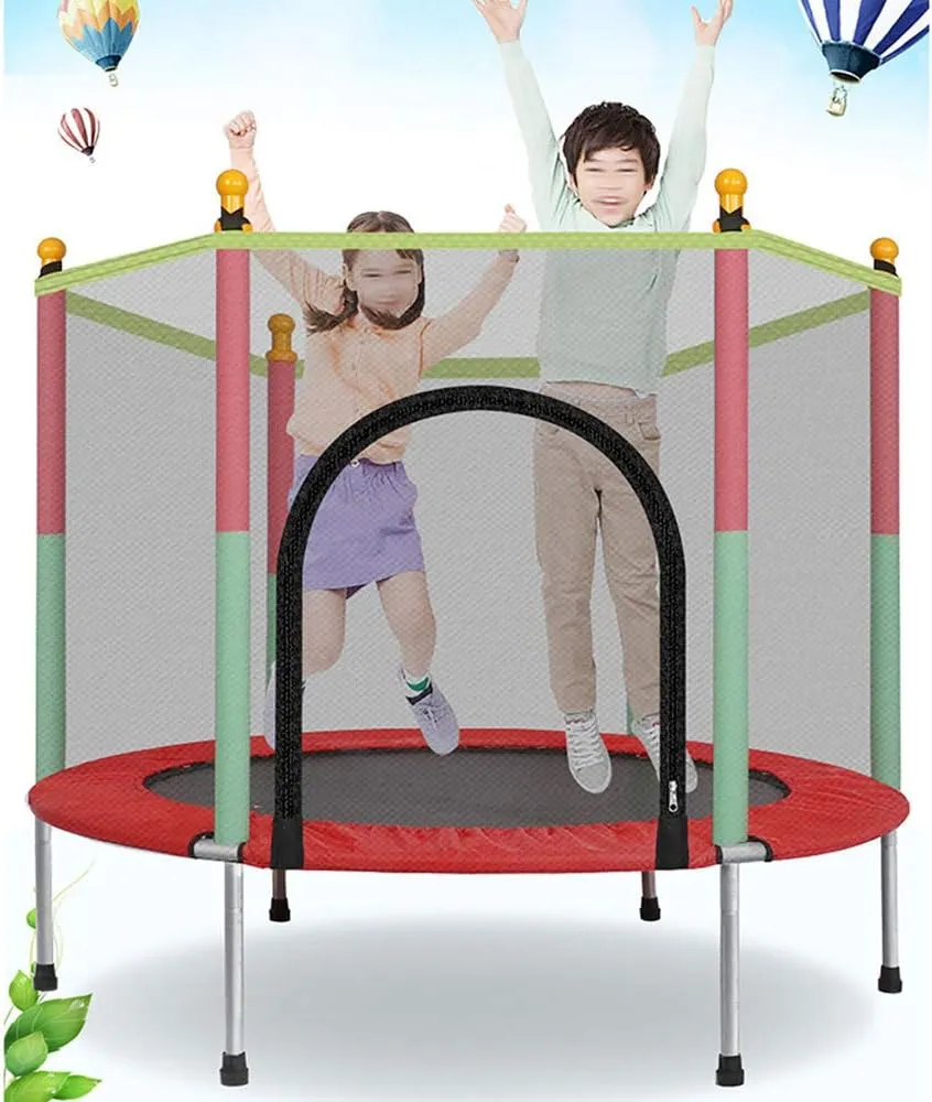 LNLN SHOWAY Indoor Trampoline, Kids Adult Bouncer, Baby Jumper, Children Bouncers With Guardrail Fitness, Thick Spring, Anti-Skid Shock Absorption
