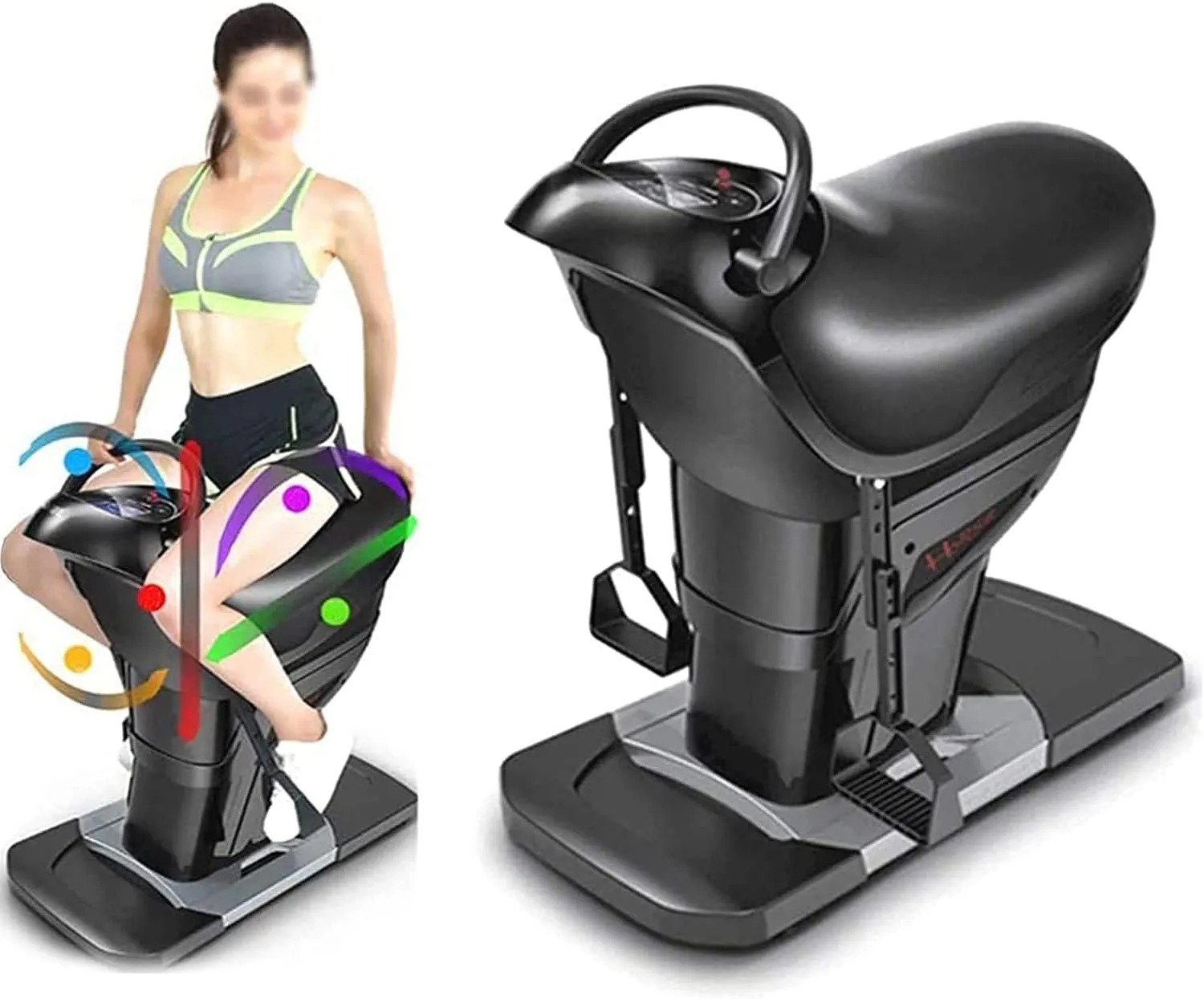 horseback riding exercise machine!