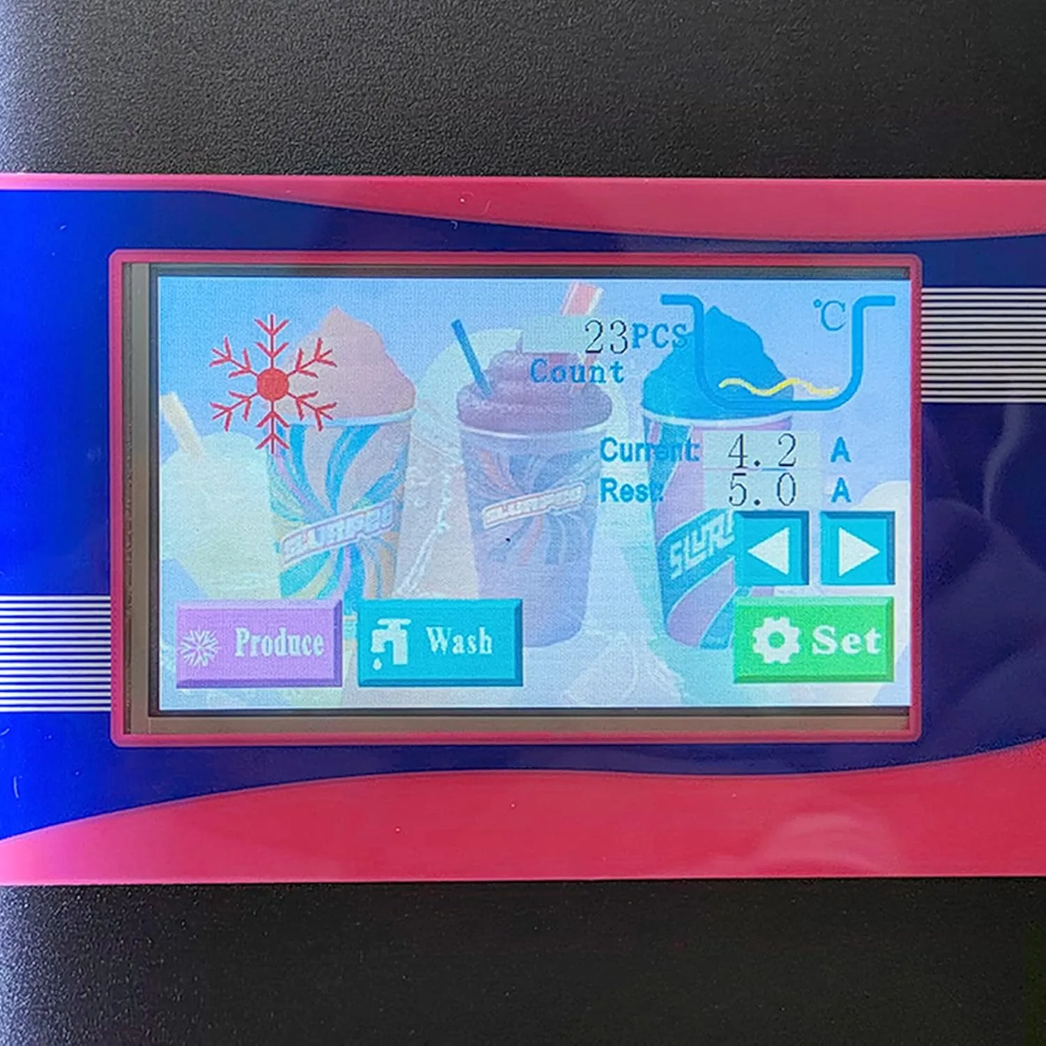 Kolice Commercial Margarita Slush Machine, Milkshake Machine, Frozen Cocktail Slush Machine, Ice Slush Freezer, Slushee Making Machine with 2X7L Hopper, 2x4L Clyinder