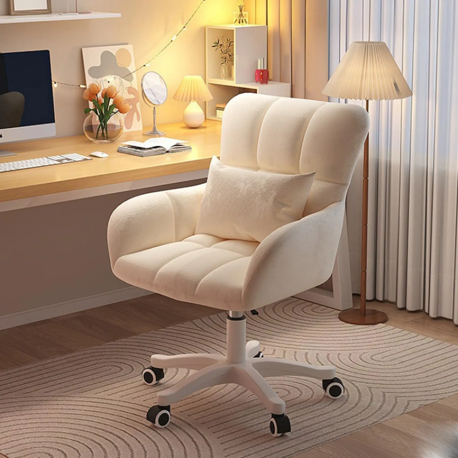 beech wood furnishings solid swivel revolving chair