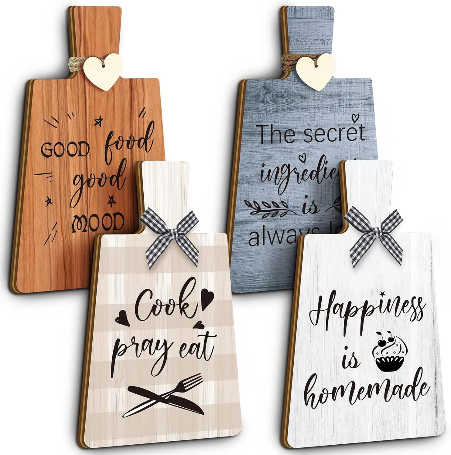 wooden kitchen sign board