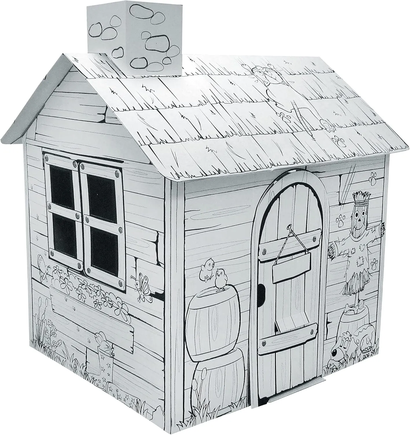 farm fun blooms: playhouse & swings for colorful adventures.