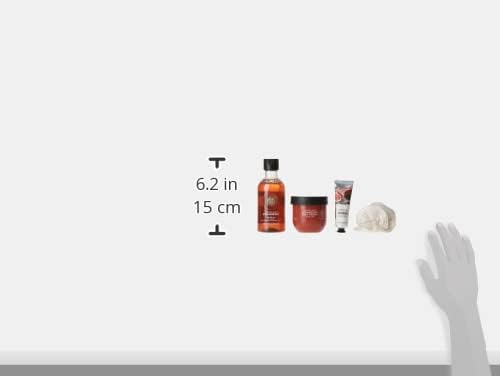 the body shop lather & slather strawberry body care gift set, for normal skin