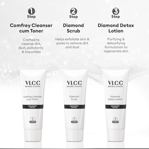 vlcc diamond facial kit, 50g+10ml, multi