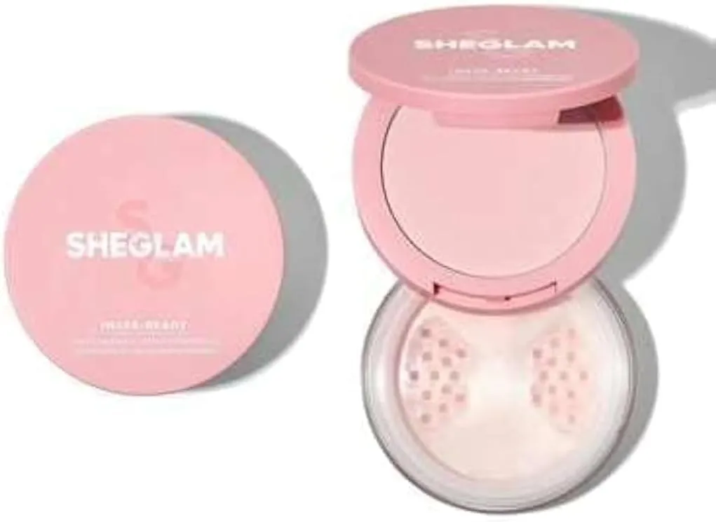 SHEGLAM INSTA-READY FACE & UNDER EYES SETTING POWDER DUO- BUBBLEGUM