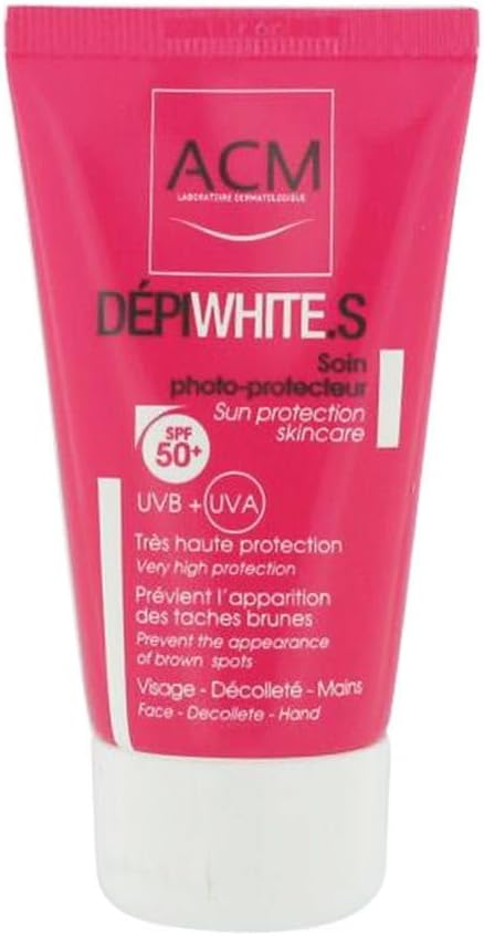 acm labo depiwhite s spf50+ whitening photoprotector lightening skincare 50ml