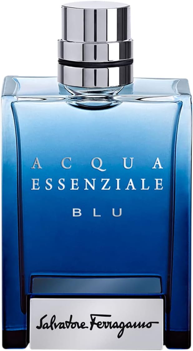 salvatore ferragamo acqua essenziale blu perfume for men, 100 ml edt spray