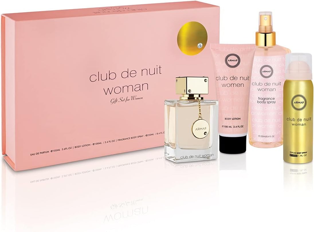 armaf club de nuit woman four piece giftset