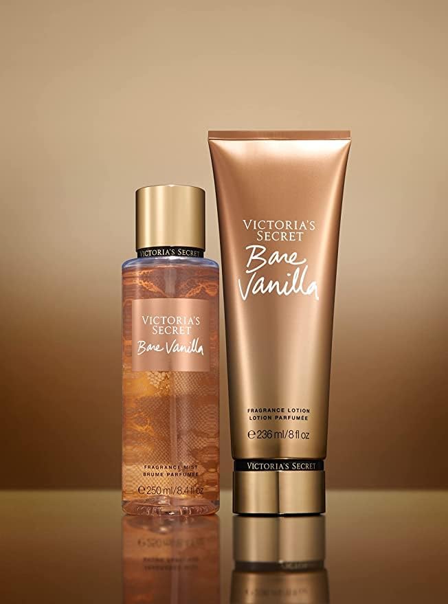 victoria's secret bare vanilla mist & lotion set