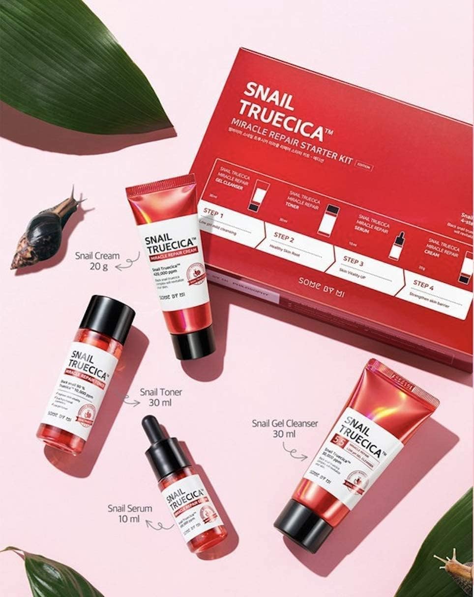 some by mi snail truecica miracle repair starter kit