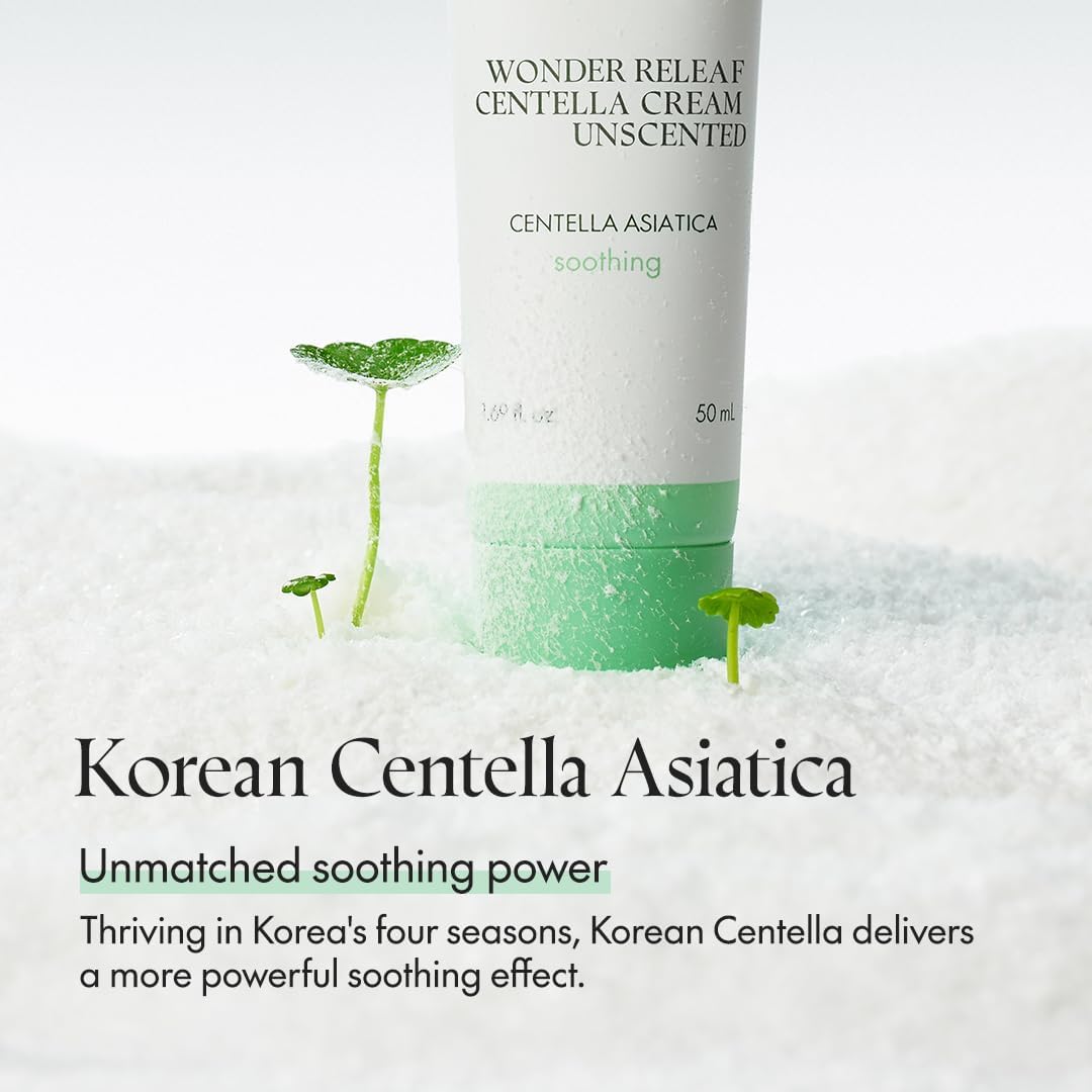 purito centella unscented cream, korean centella, for all skin types, soothing, facial cream for face, k beauty, korean skin care, 50 ml 1.7 fl.oz