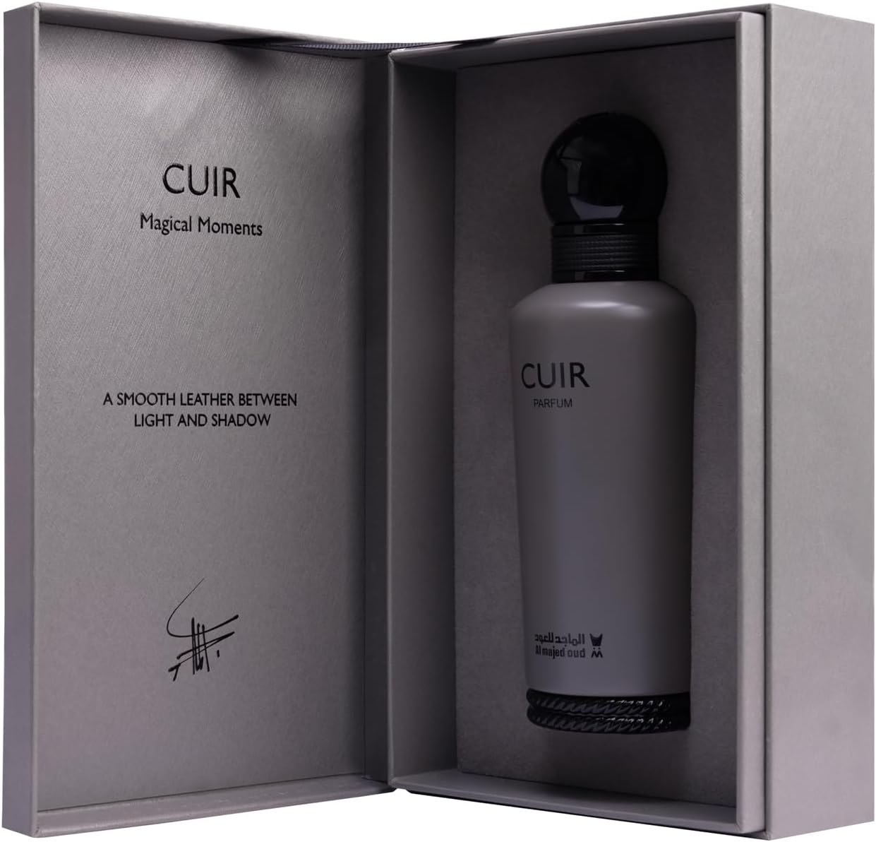 almajed for oud cuir parfum for unisex 150 ml