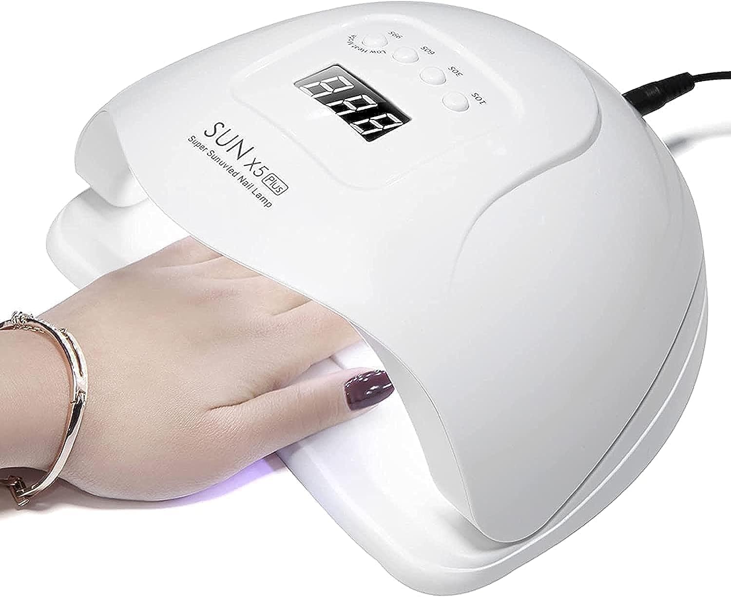 sky touch professional gel polish led nail drying lamp,nail dryer sun x5 plus 54w uv lamp for professional manicure salon,nails, polish, curing, manicure, pedicure,nail arts tools, white