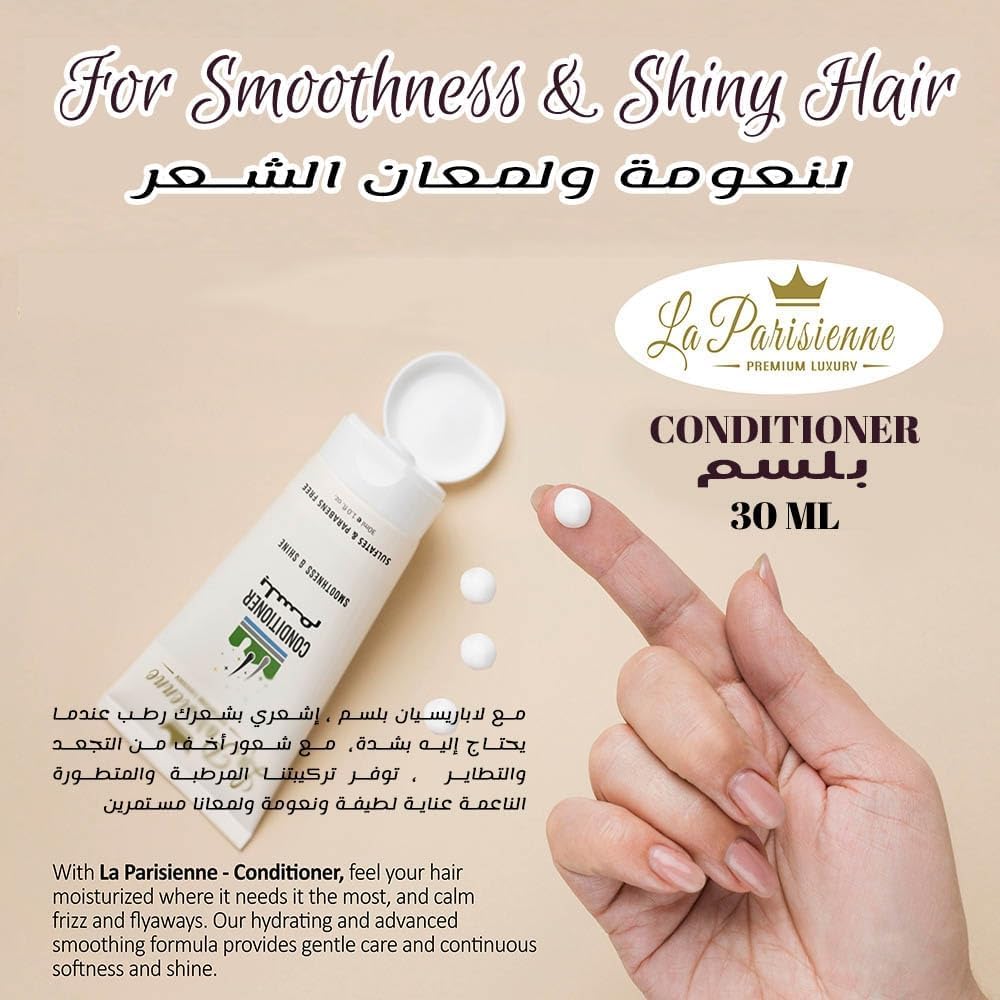 la parisienne premium luxury travel gold box, 30ml pack of 5 tubes (shampoo, conditioner, shower gel, body lotion & hand sanitizer) all skin types | unisex gift hamper for all festive occasions.