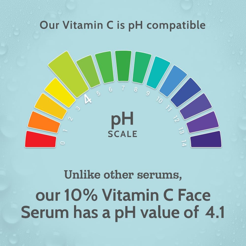 chemist at play 10% vitamin c face serum |brightens & gives glow |fades dark spots |treats hyperpigmentation| balances melanin production | ethyl ascorbic acid & glucosamine | for all skin types 30ml