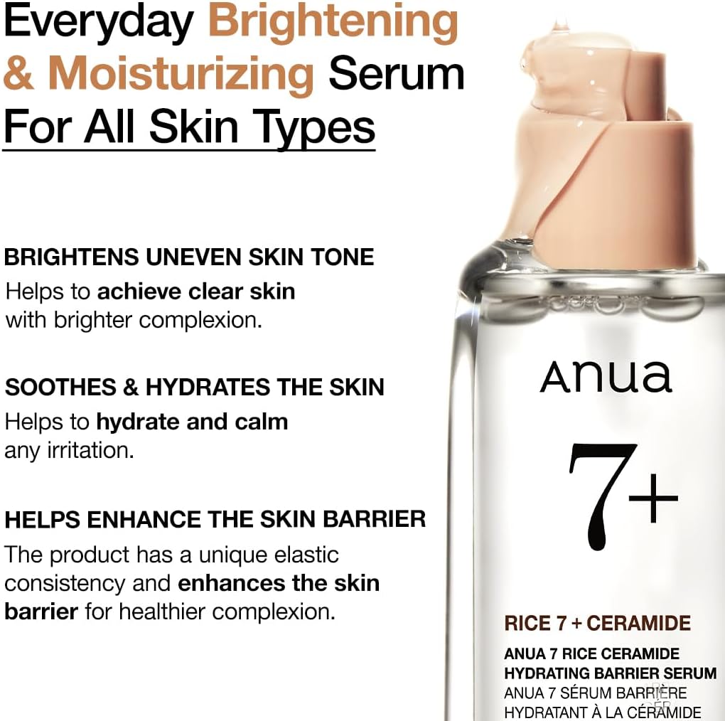 anua 7 rice ceramide hydrating barrier serum