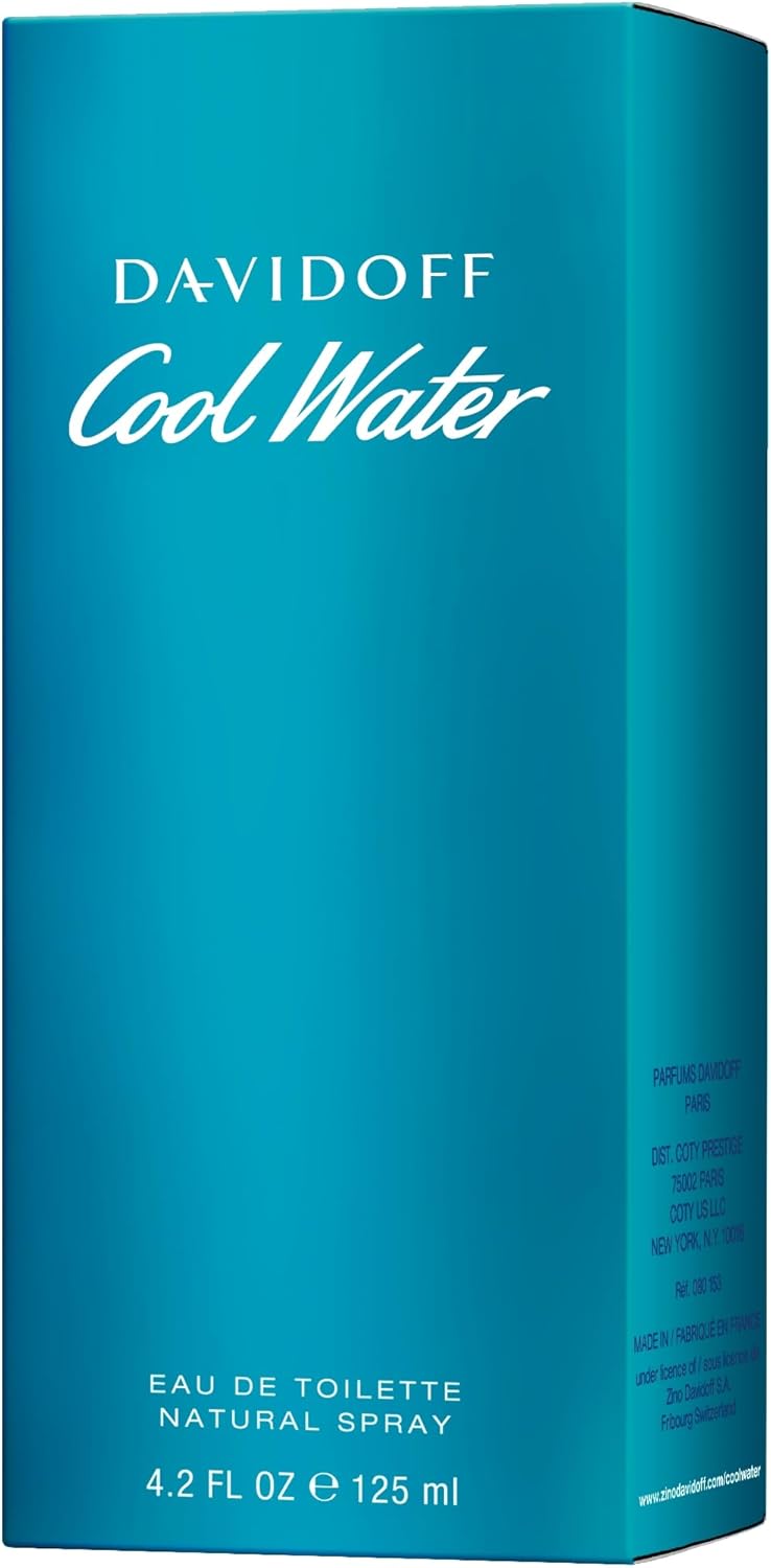 davidoff cool water perfume for men eau de toilette 125ml