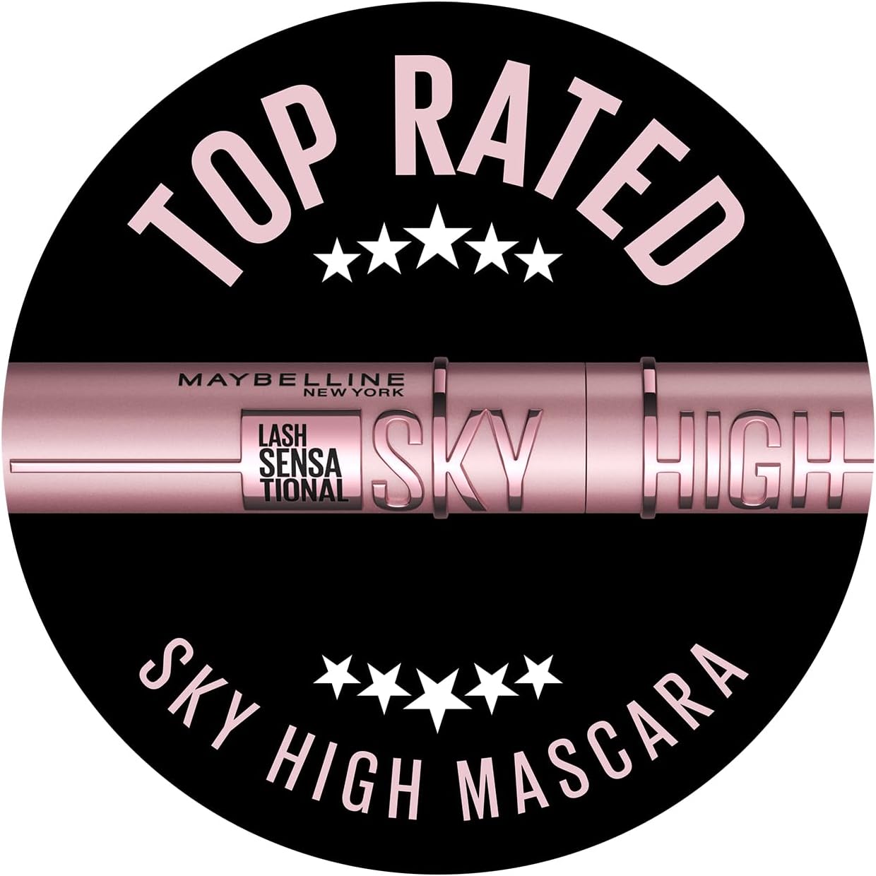 maybelline new york mascara, volumizing & lengthening mascara, washable flake free formula with bamboo extract & fibres, lash sensational sky high, black