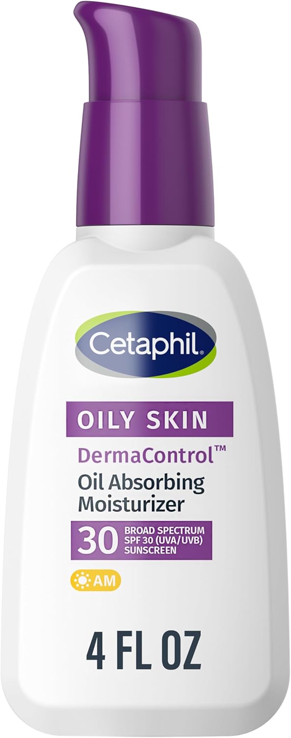cetaphil derma control oil absorbing moisturizer with sunscreen 4 oz