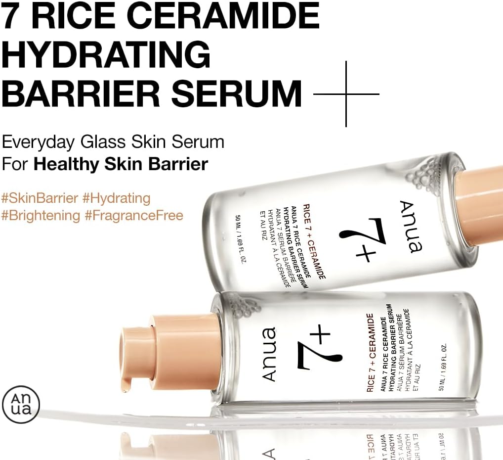 anua 7 rice ceramide hydrating barrier serum