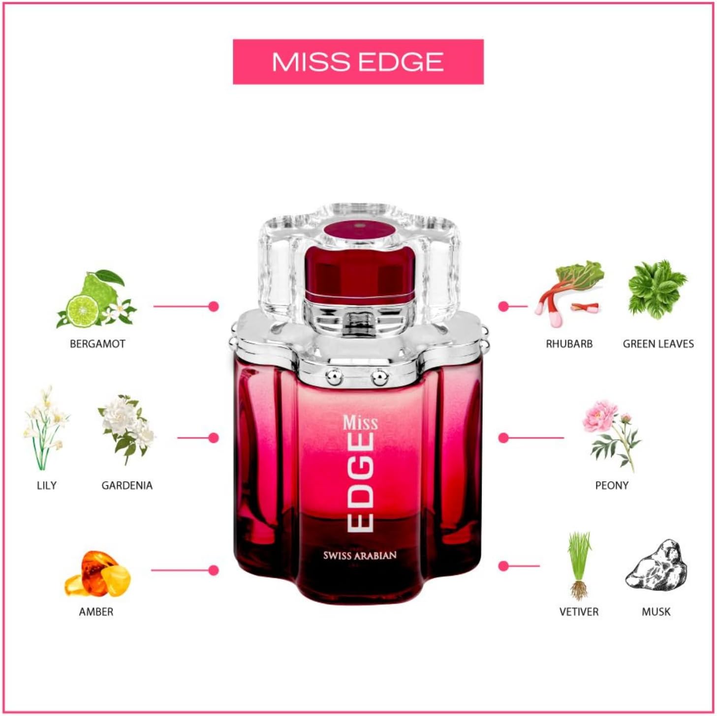 swiss arabian miss edge for women eau de parfum 100ml