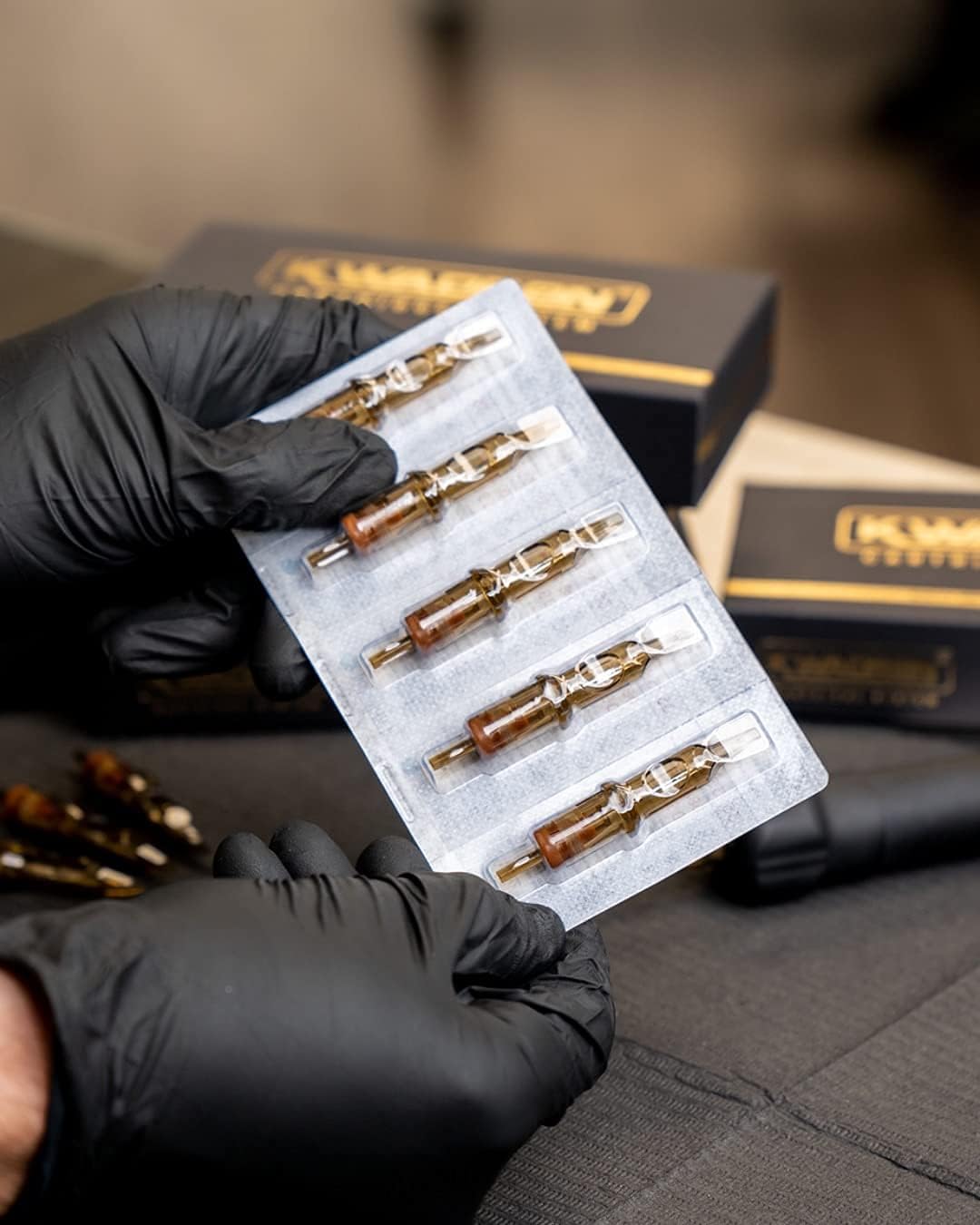 kwadron cartridge tattoo needles cartridges, box of 20, tight liners long taper 3 tight liner long taper 30/3rllt