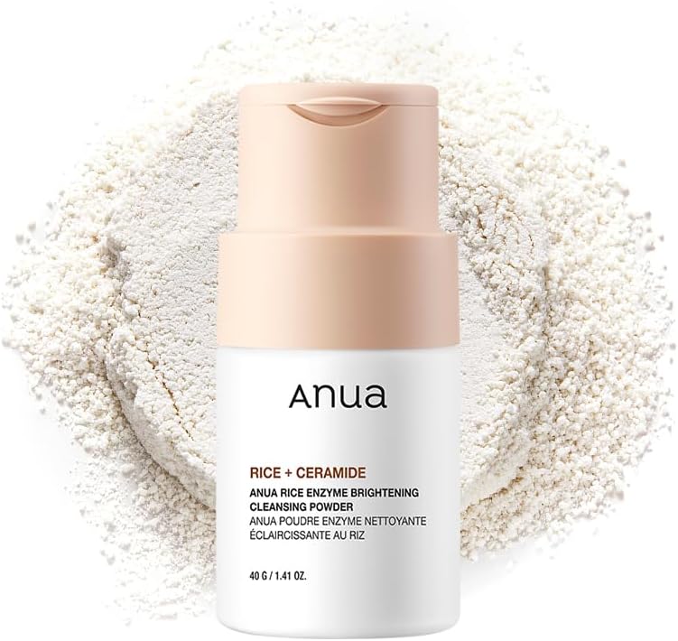 anua rice enzyme brightening cleansing powder